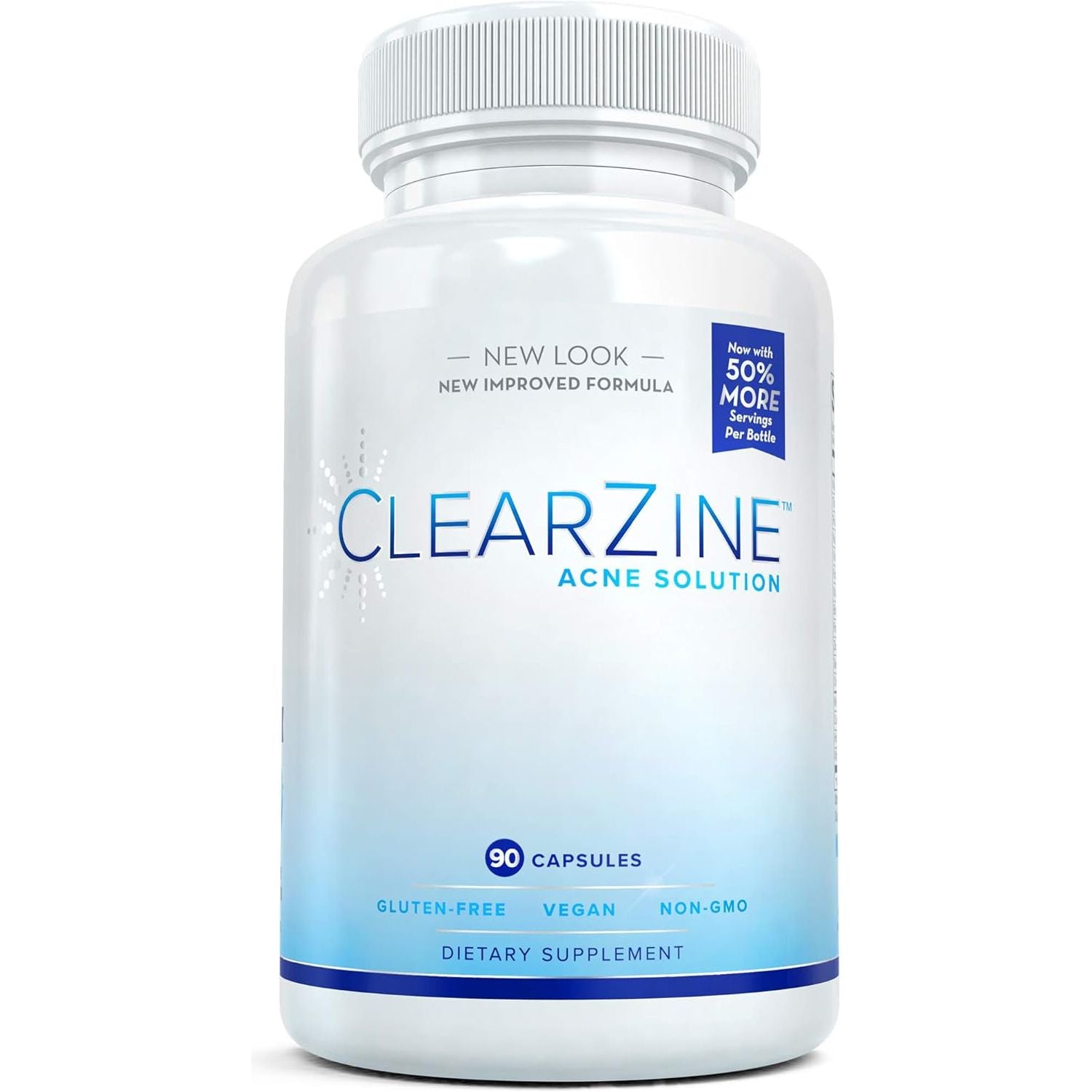 Acne Pills for Teens & Adults | Clear Skin Supplement, Vitamins for Hormonal & Cystic Acne, 90 Caps