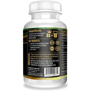 ACTIF Thyroid Mega Support - Maximum Strength with 10+ Thyroid Factors 1 Month Supply - Suppviv