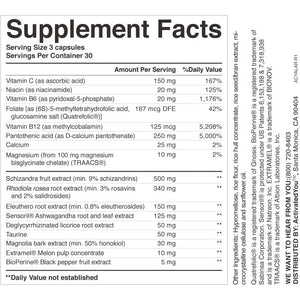ACTIVATEDYOU Adrenalife - Calmness and Relaxation Adrenal Support Supplement (90 Capsules) - Suppviv