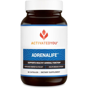 ACTIVATEDYOU Adrenalife - Calmness and Relaxation Adrenal Support Supplement (90 Capsules) - Suppviv