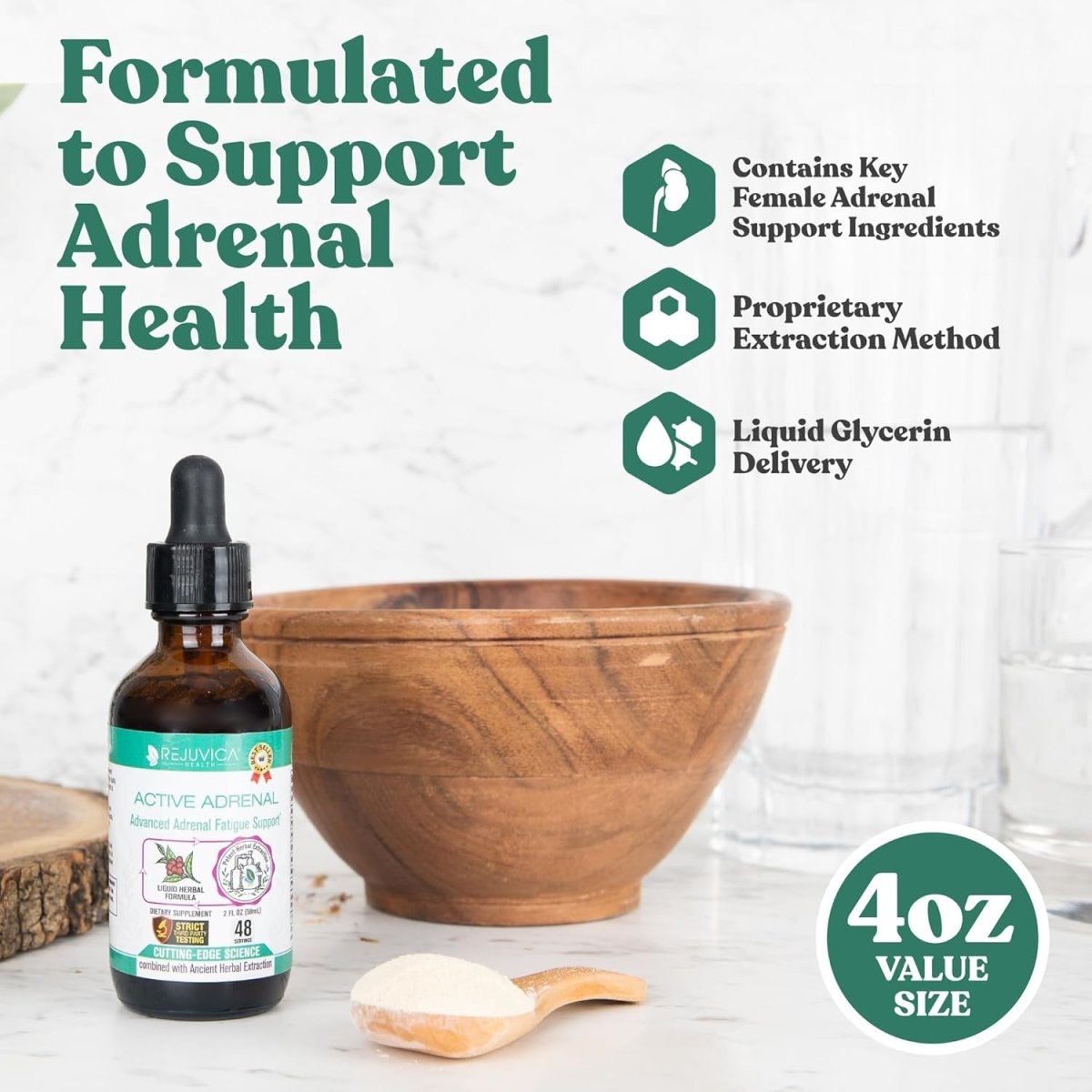 Active Adrenal - Advanced Adrenal Support Tincture - Suppviv