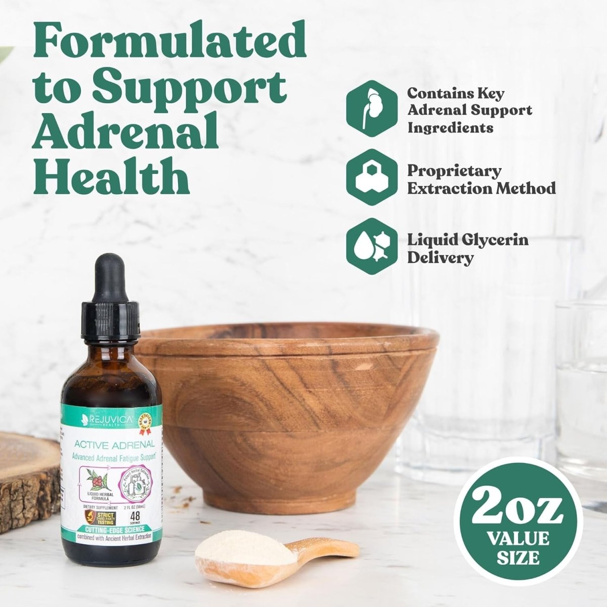 Active Adrenal - Advanced Adrenal Support Tincture - Suppviv