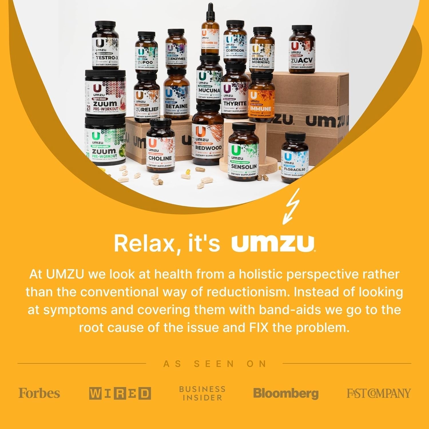 UMZU Miracle Morning Energy Supplement with Caffeine & Energy Enhancers 150Mg (30 Capsules)