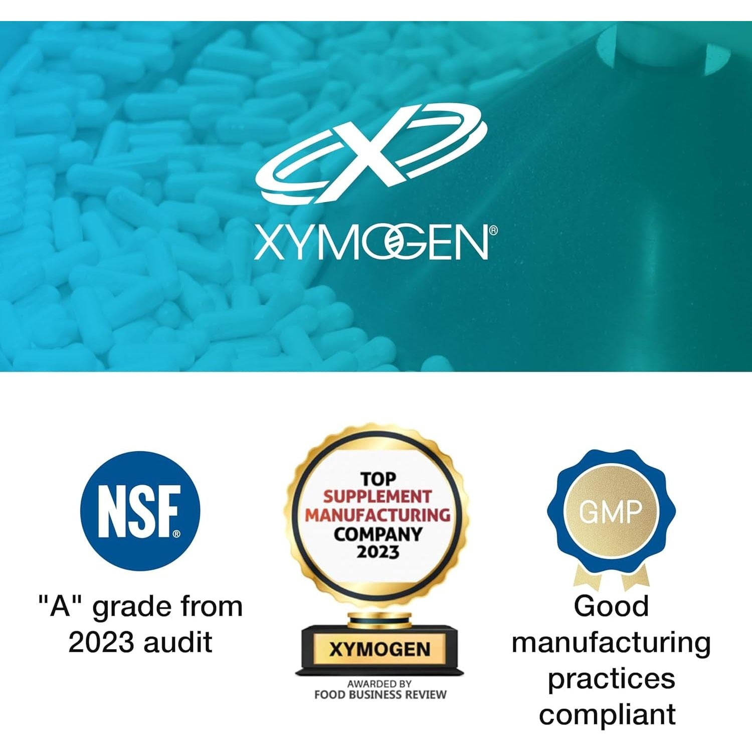 XYMOGEN Xymozyme - Vegan, Multi-Enzyme Digestive Supplement - Support Gut Health + Nutrient Absorption - Breakdown Lactose, Beans & More (60 Capsules)