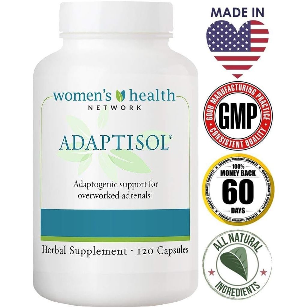 Adaptisol - Natural Relief for the Most Common Symptoms of Adrenal Fatigue, 120 Capsules - Suppviv