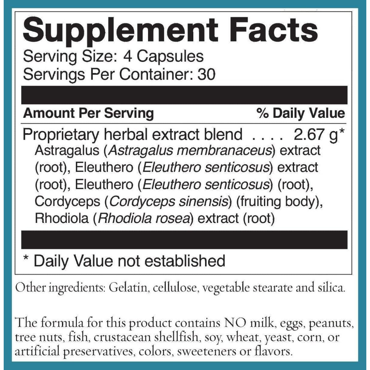 Adaptisol - Natural Relief for the Most Common Symptoms of Adrenal Fatigue, 120 Capsules - Suppviv