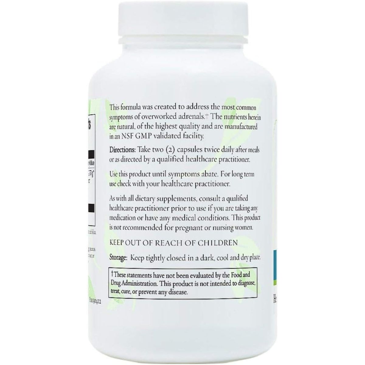 Adaptisol - Natural Relief for the Most Common Symptoms of Adrenal Fatigue, 120 Capsules - Suppviv