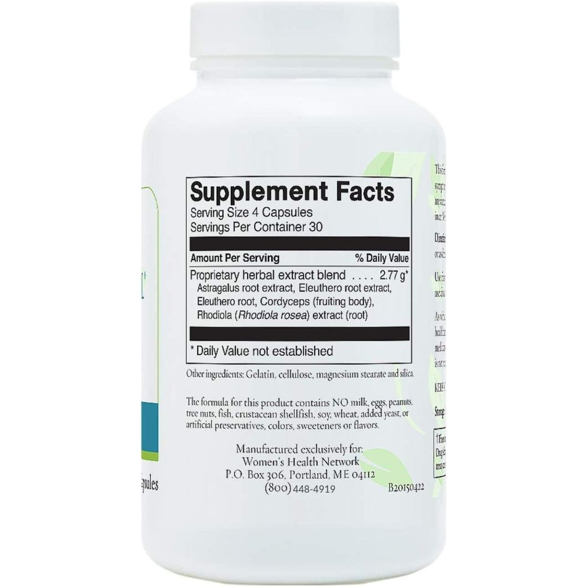 Adaptisol - Natural Relief for the Most Common Symptoms of Adrenal Fatigue, 120 Capsules - Suppviv