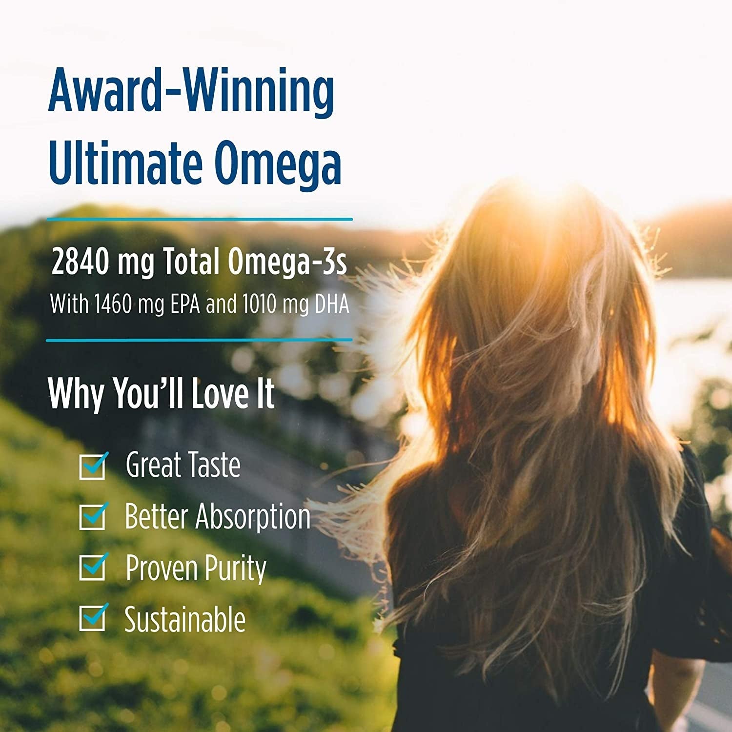 Nordic Naturals Ultimate Omega Liquid, Lemon Flavor - 2840 Mg Omega-3 - Promotes Brain & Heart Health - 48 Servings