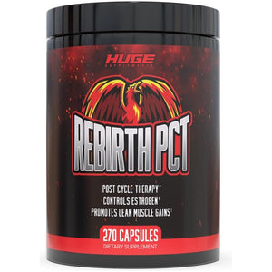 Rebirth PCT Supplement for Men, Most Stacked & Complete Post Cycle Therapy Formula (270 Capsules)