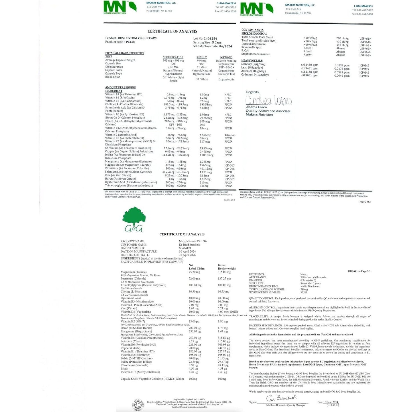 Daily Low Dose Multivitamin & Mineral to Support Cognitive Performance & Memory + Hyaluronic Acid for Skin Health + TMG for Exercise (150 Count)