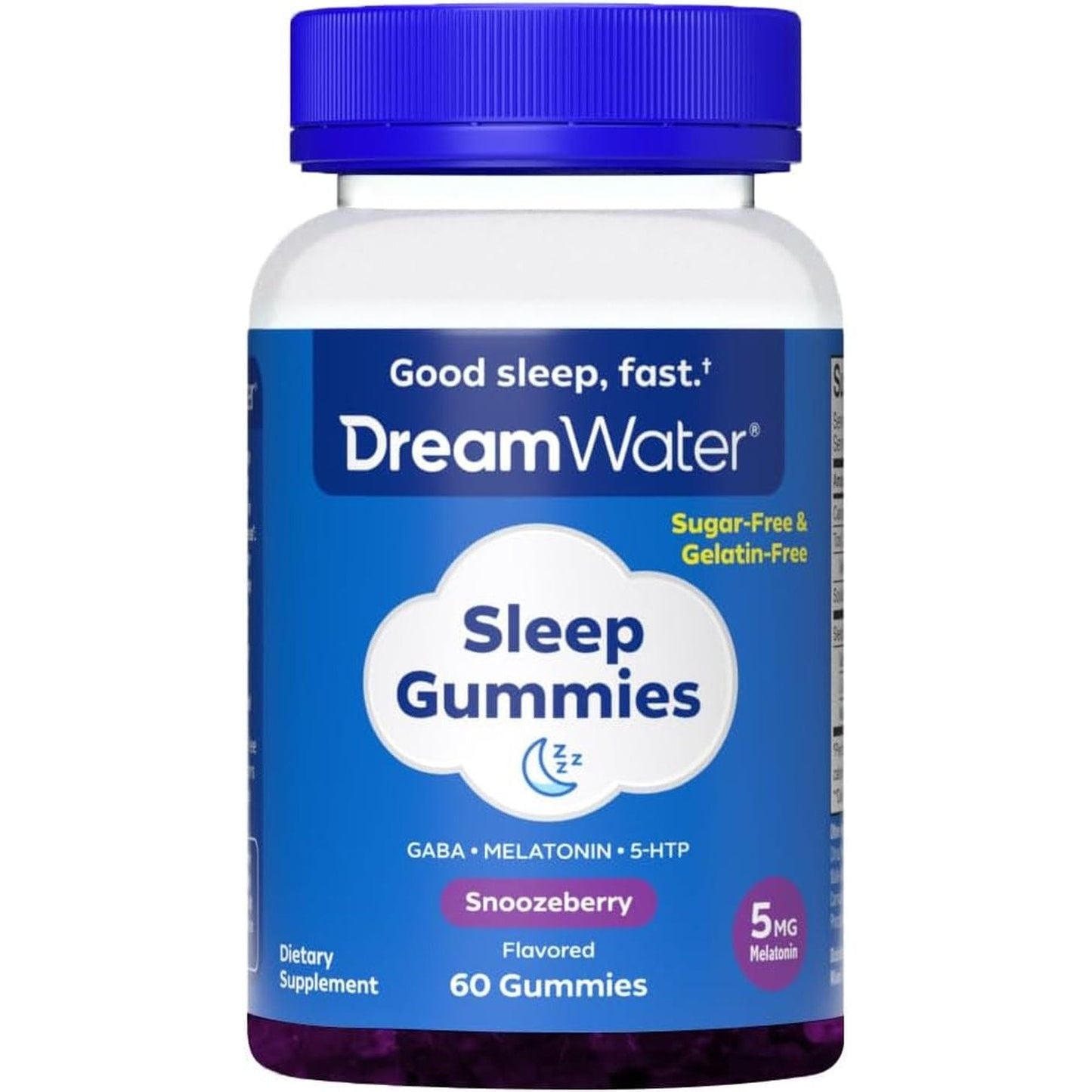 Dream Water Sleep Gummies Helps You to Fall Asleep 60 Gummies