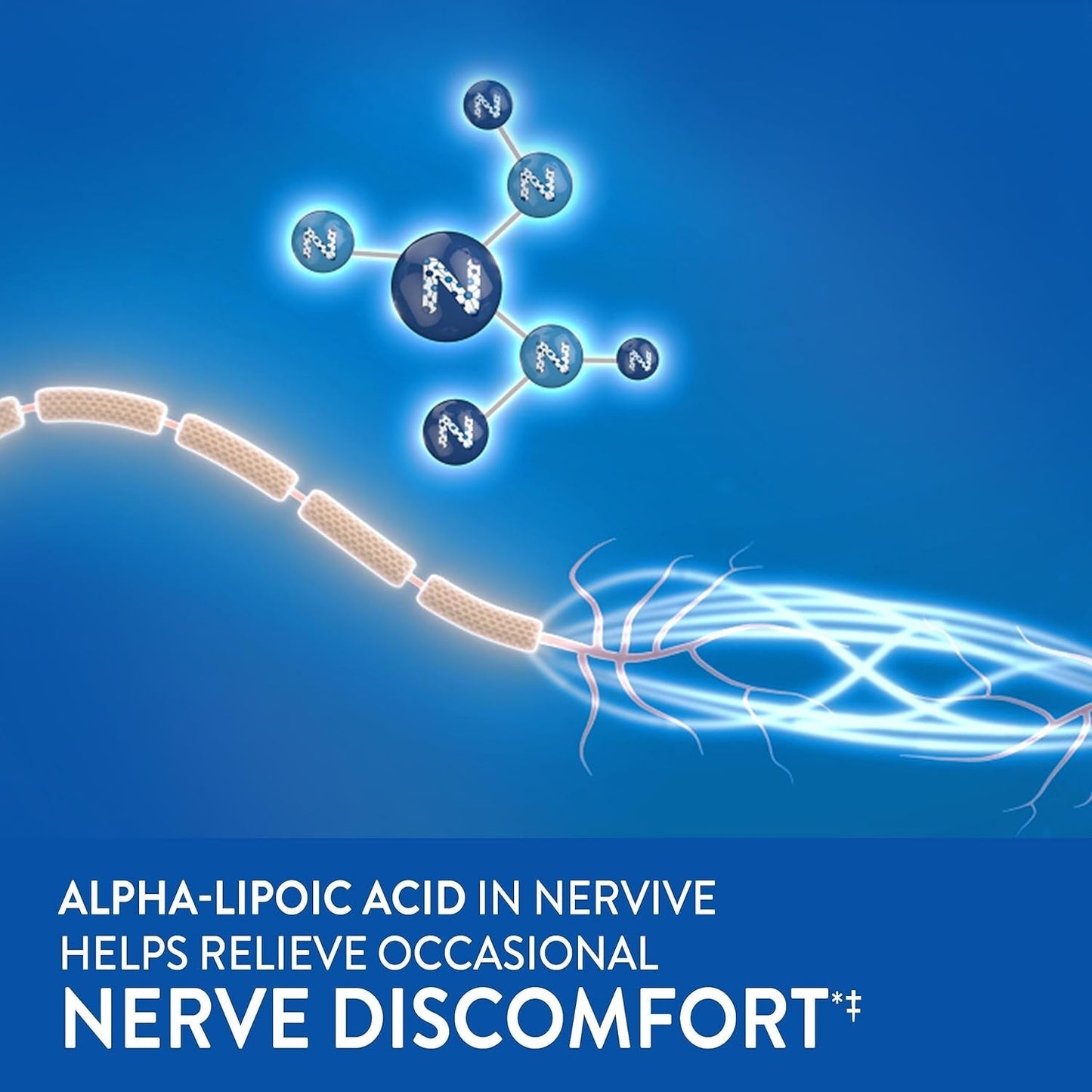 Nervive Nerve Relief PM Alpha Lipoic Acid, Vitamin B12, B6, B1, 30 Tablets