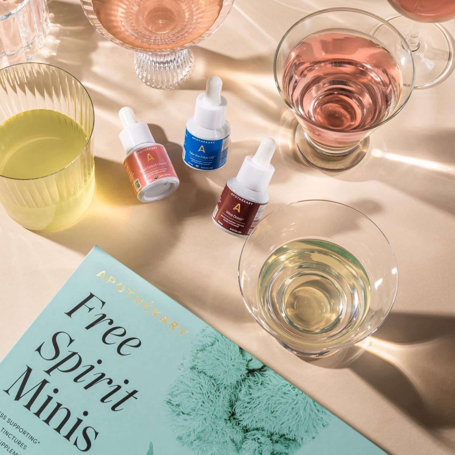 Apothékary Free Spirit Minis Set 3 Bottles,15 Servings per Bottle