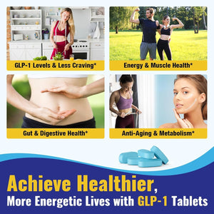 GLP-1 Supplement for Women & Men, Natural GLP-1 Support - 60 Count