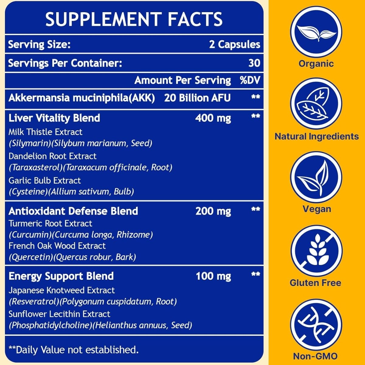 Akk+ Superbiotics Liver Detox - 60 Servings - Suppviv