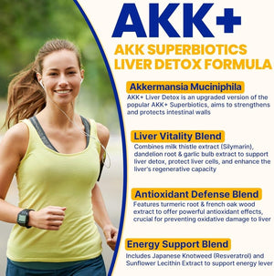 Akk+ Superbiotics Liver Detox - 60 Servings - Suppviv