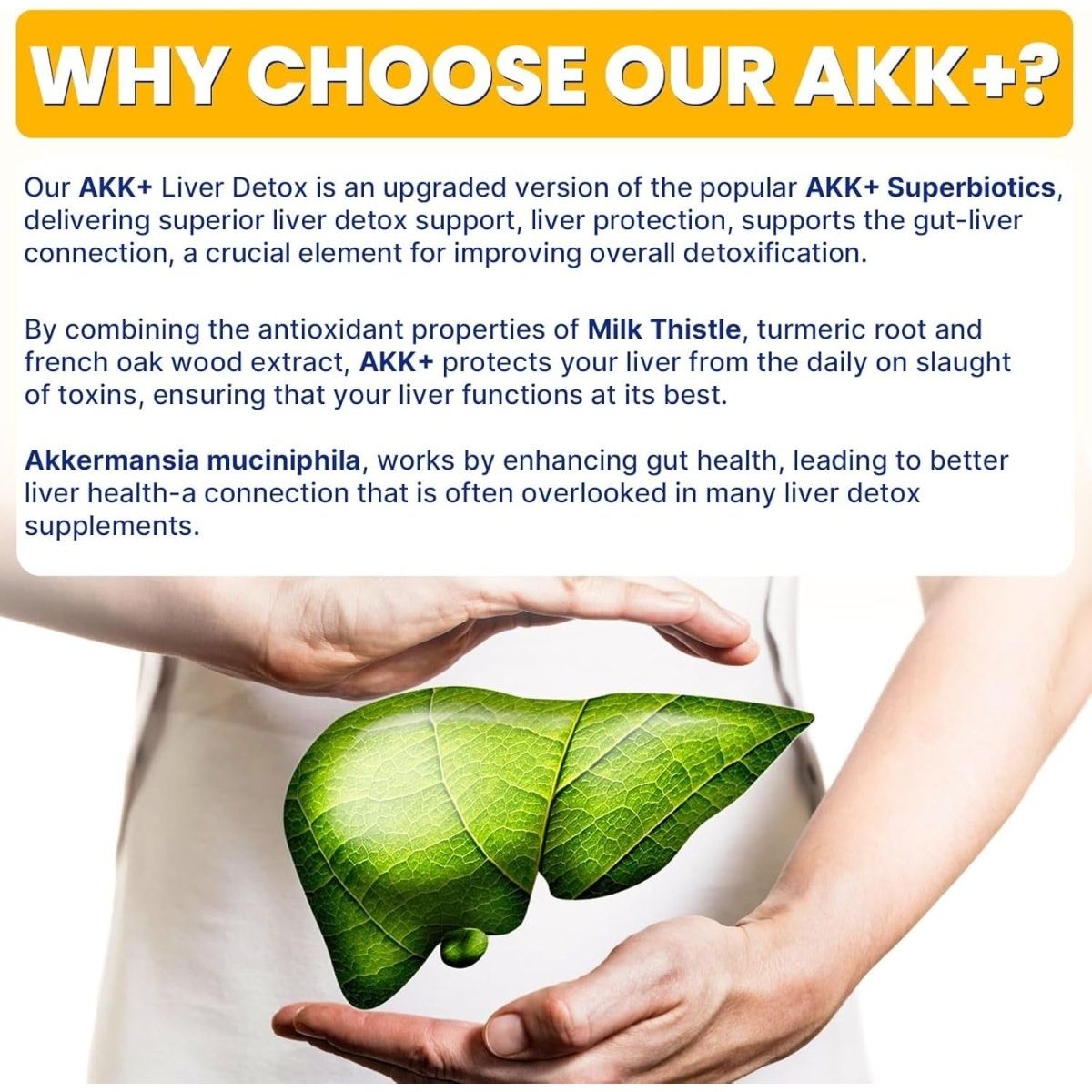 Akk+ Superbiotics Liver Detox - 60 Servings - Suppviv
