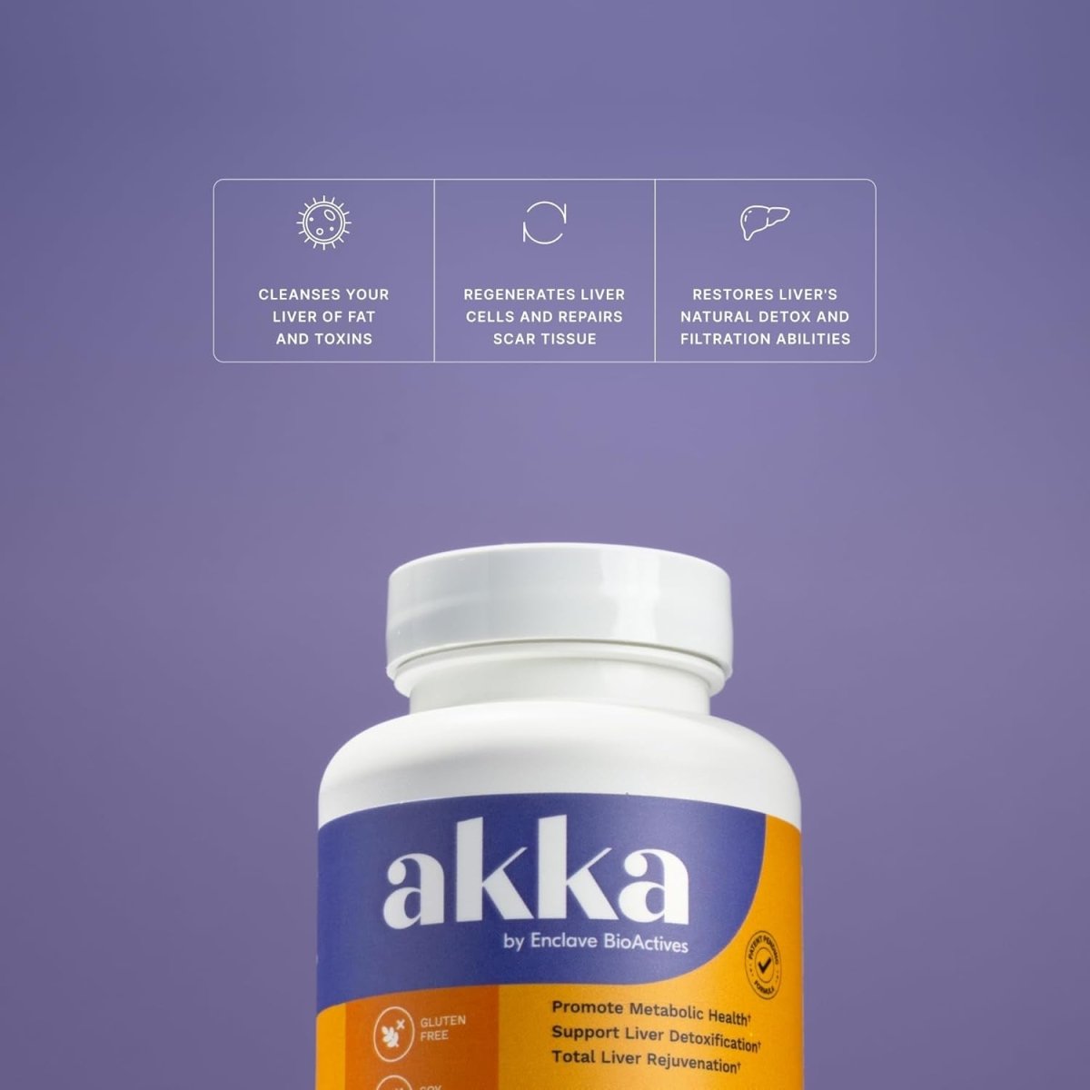 AKKA Premium Liver Cleanse Detox & Repair Superbiotic - Suppviv