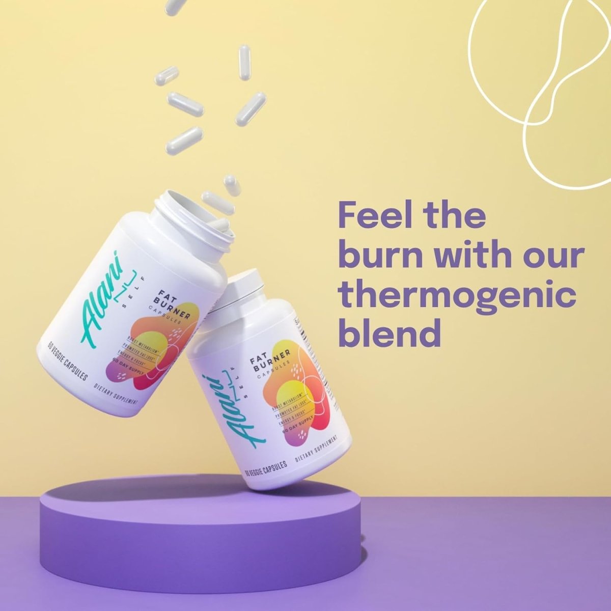 Alani Nu Premium Fat Burner Supplement Metabolism Booster 60 Day Supply - Suppviv