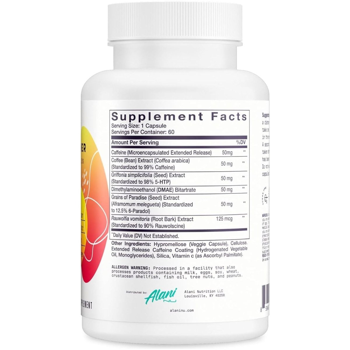Alani Nu Premium Fat Burner Supplement Metabolism Booster 60 Day Supply - Suppviv