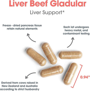 Allergy Research Group Beef Liver Supplement - 1000Mg,125 Count - Suppviv