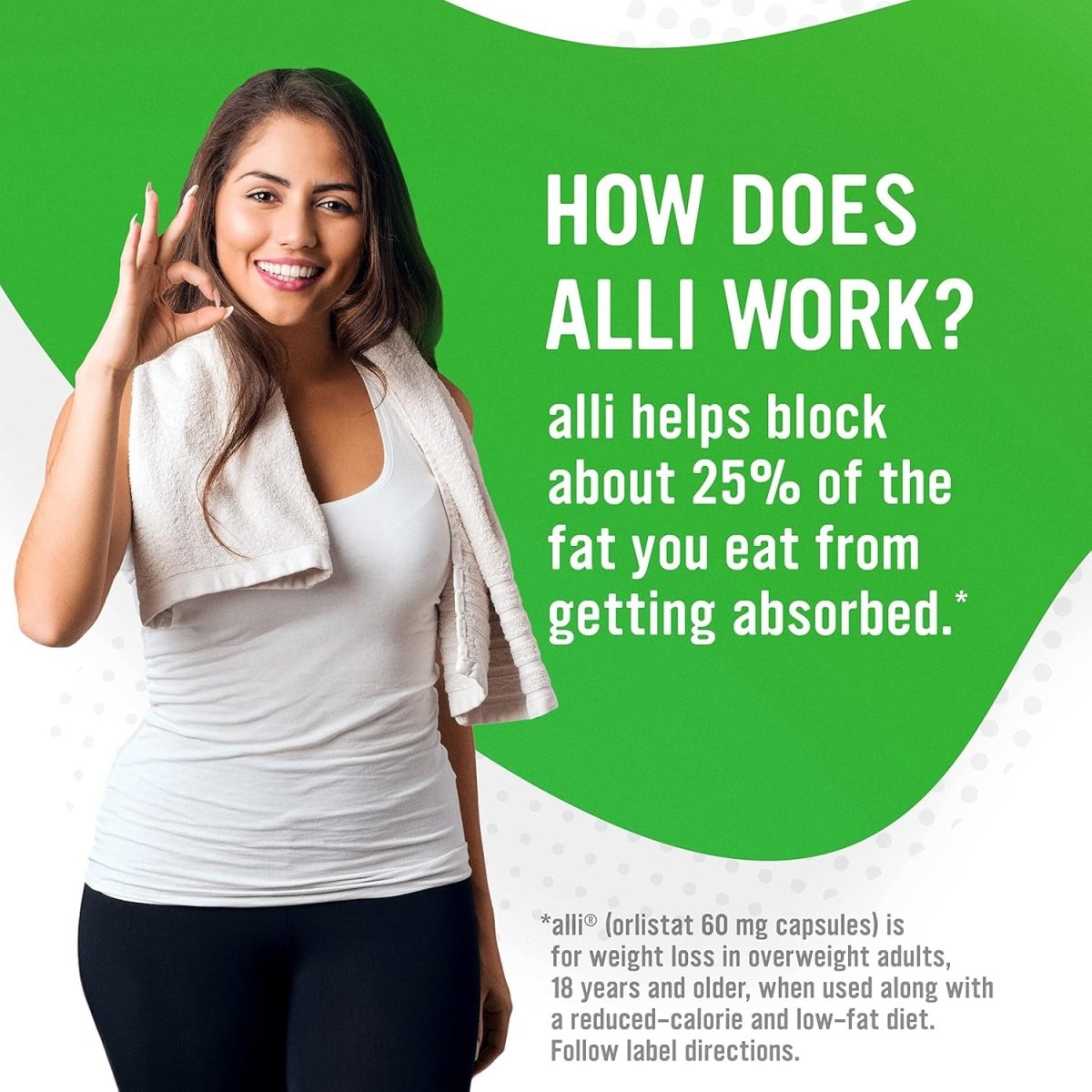 Alli Diet Weight Loss Supplement Pills, Orlistat 60Mg Capsules, 170 Count - Suppviv