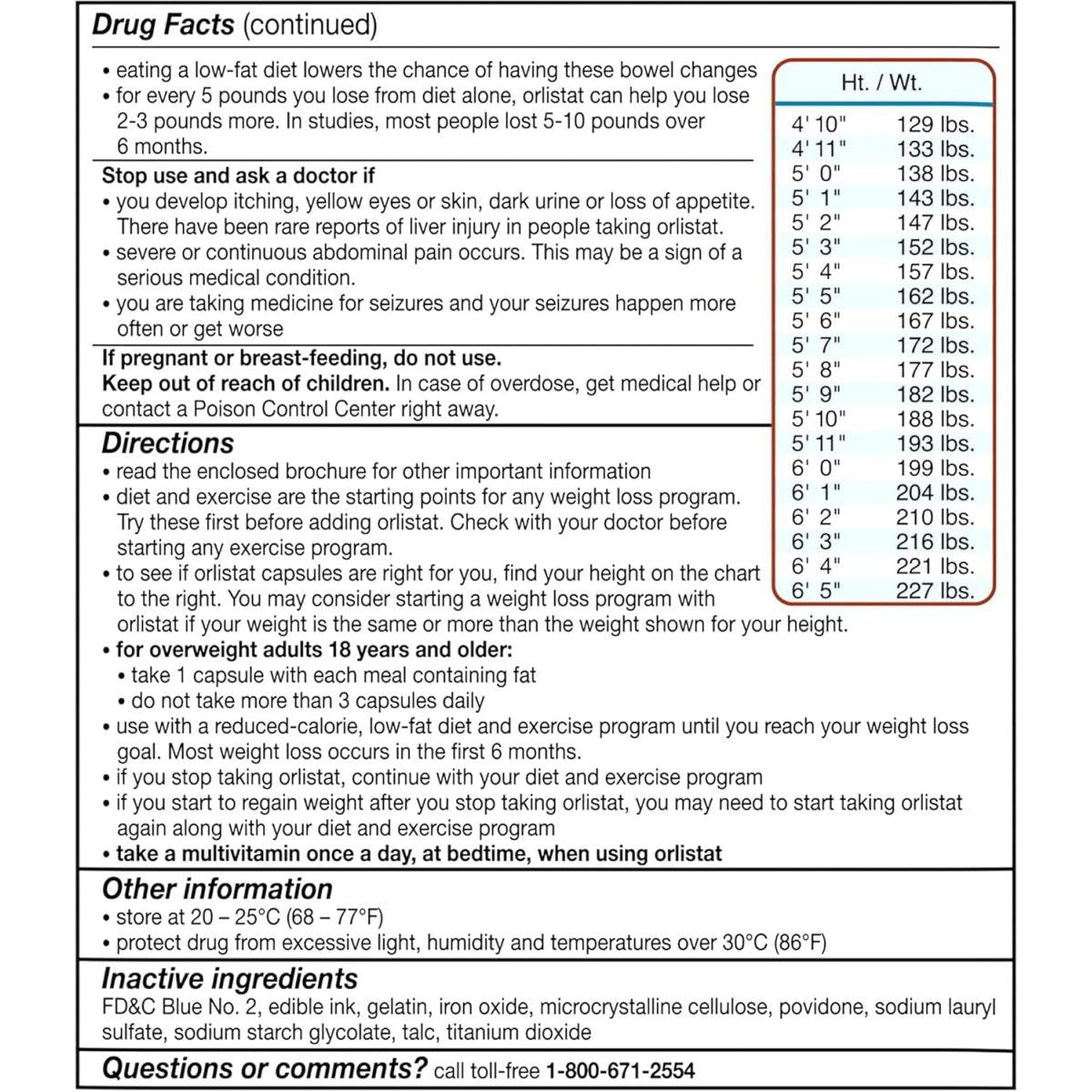 Alli Diet Weight Loss Supplement Pills, Orlistat 60Mg Capsules, 170 Count - Suppviv