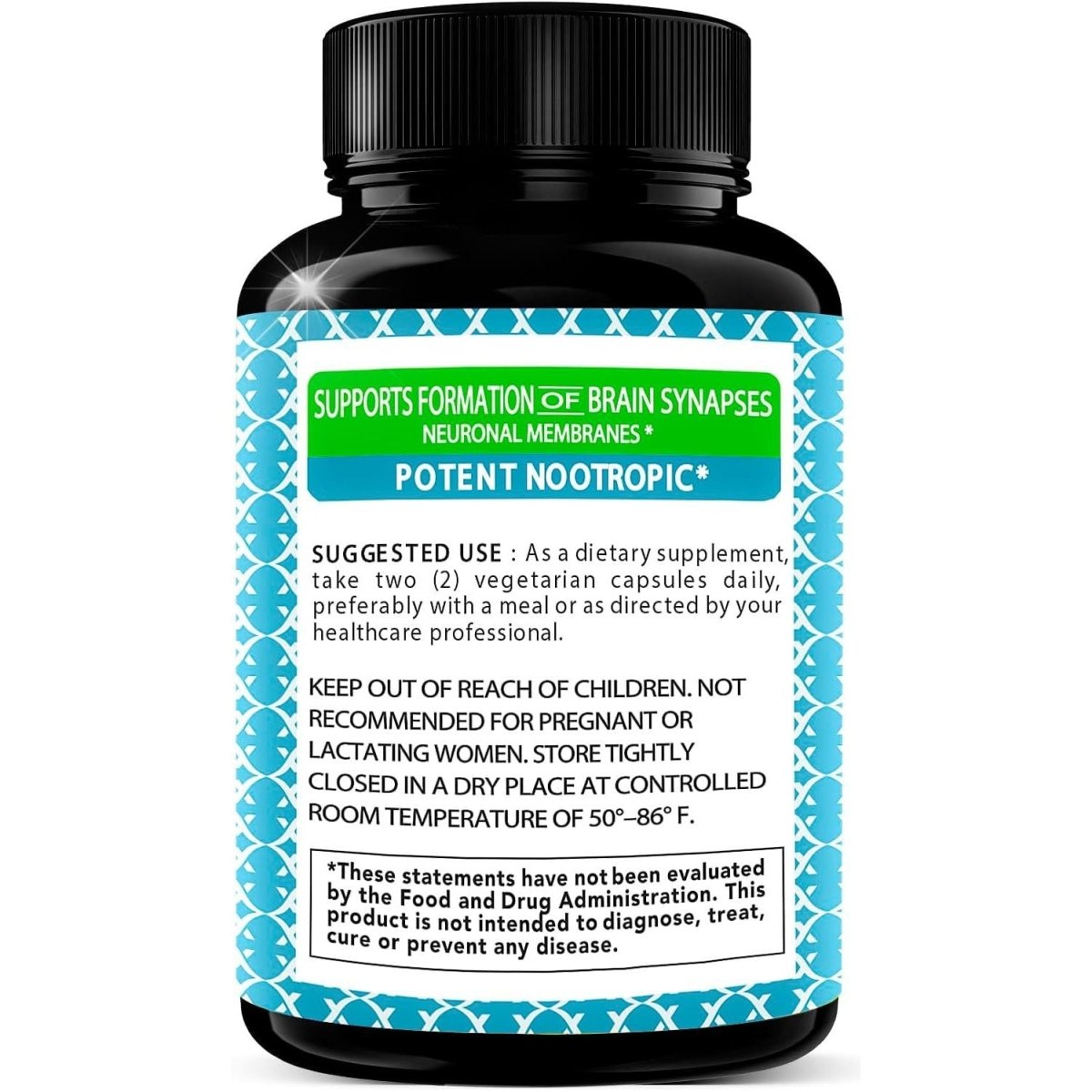 Alpha GPC Choline 600Mg + Uridine Monophosphate 300Mg - 2 - In - 1 Nootropic Supplement 120 Veggie Capsules - Suppviv