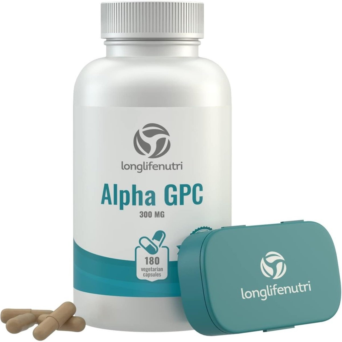 Alpha GPC Choline Supplement 300Mg - 180 Vegetarian Capsules| Cognitive Enhancer Nootropic - Suppviv