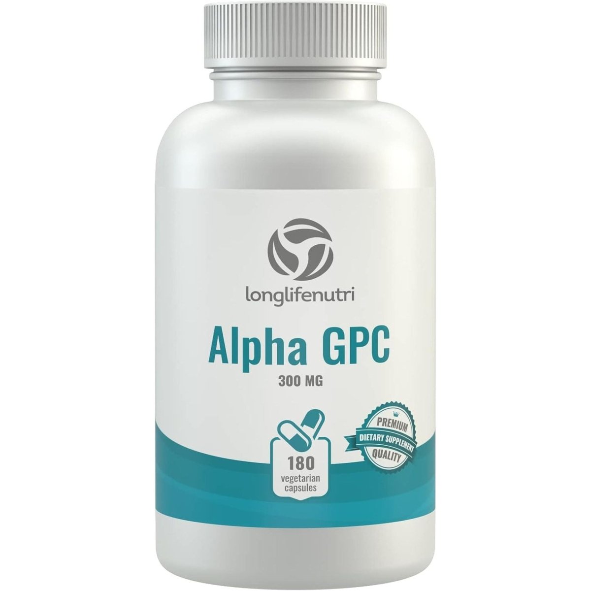 Alpha GPC Choline Supplement 300Mg - 180 Vegetarian Capsules| Cognitive Enhancer Nootropic - Suppviv