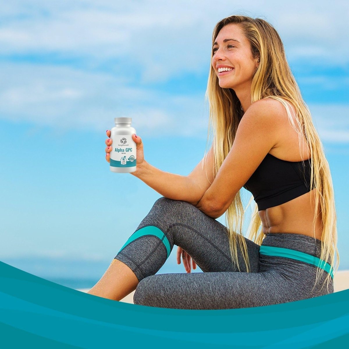 Alpha GPC Choline Supplement 300Mg - 180 Vegetarian Capsules| Cognitive Enhancer Nootropic - Suppviv