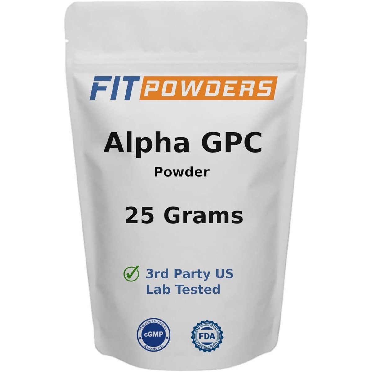 Alpha - Gpc Powder 25 Grams, Alpha GPC Supplement Choline Powder, Pre - Workout, Memory and Focus, with Scoop - Suppviv