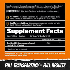 ALPHA LION Gains Candy, Pills That Support Weight Loss, Energy Supplements, 100% Natural Extract,60 Capsules - Suppviv