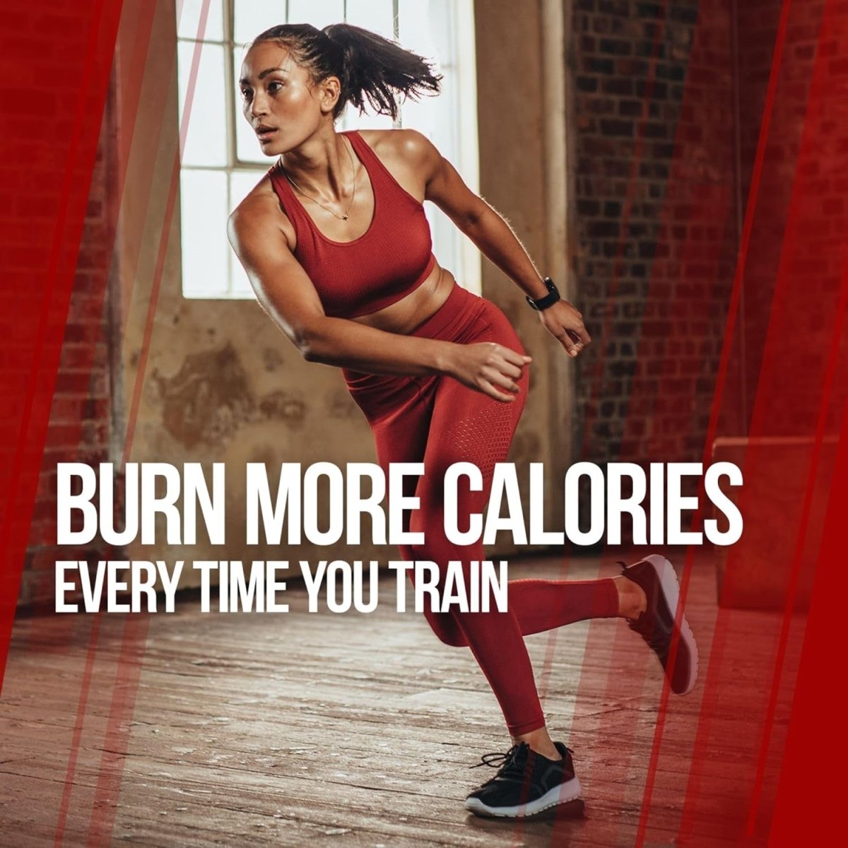 ALPHA LION Superhuman Burn 2 - In - 1 Metabolism Booster Pre Workout (21 Servings, Sweet Black Cherry Flavor) - Suppviv