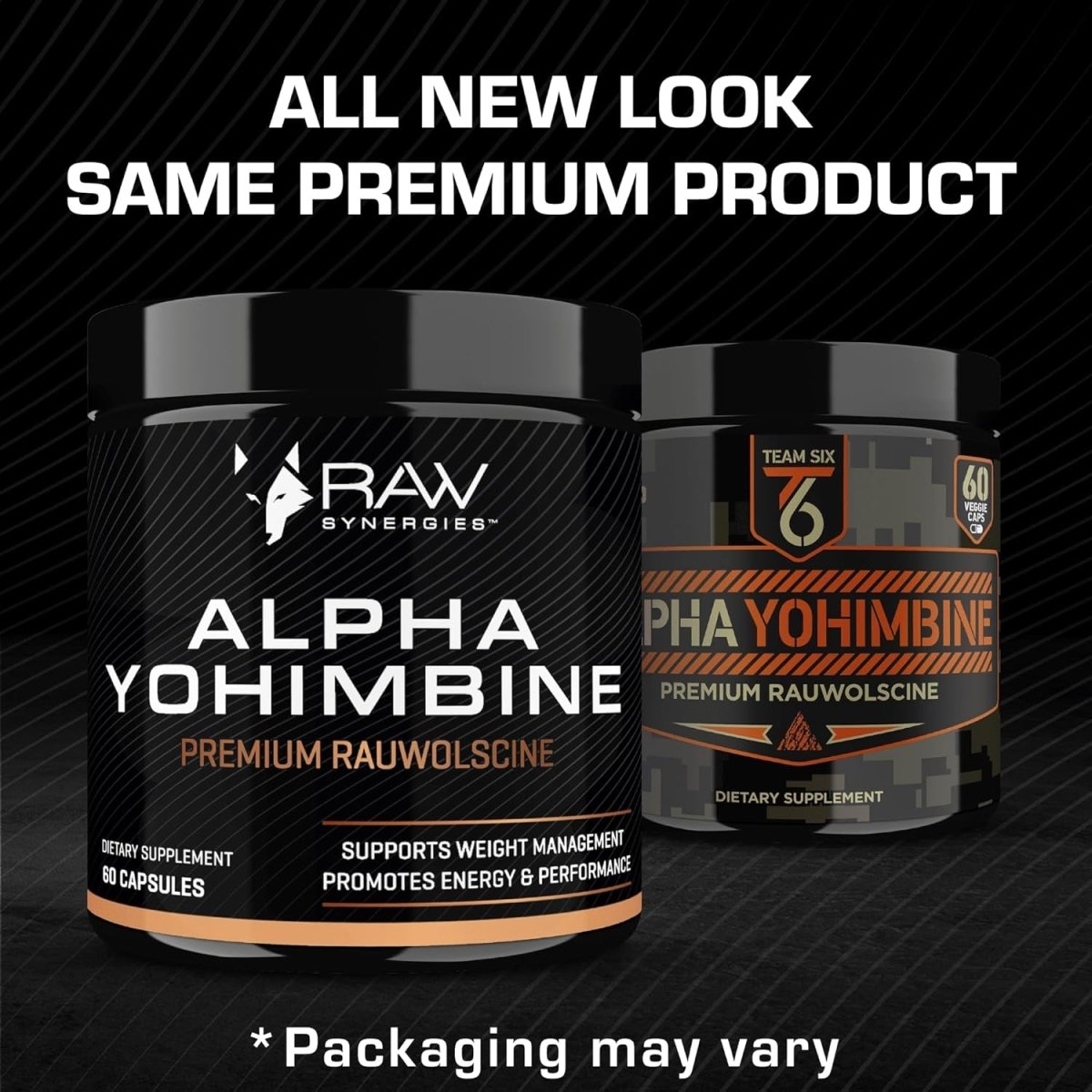 Alpha Yohimbine – Yohimbe Bark Fat Burner, Weight Loss Pills That Work Fast - 60 Capsules by RAW Synergies - Suppviv