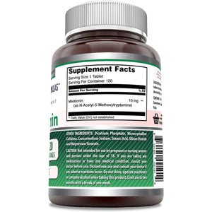 Amazing Formulas Melatonin Supplement | 10 Mg | 120 Tablets - Suppviv