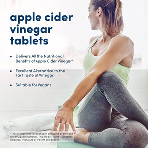 American Health Apple Cider Vinegar - 200 Tablets 1 PACK - Suppviv
