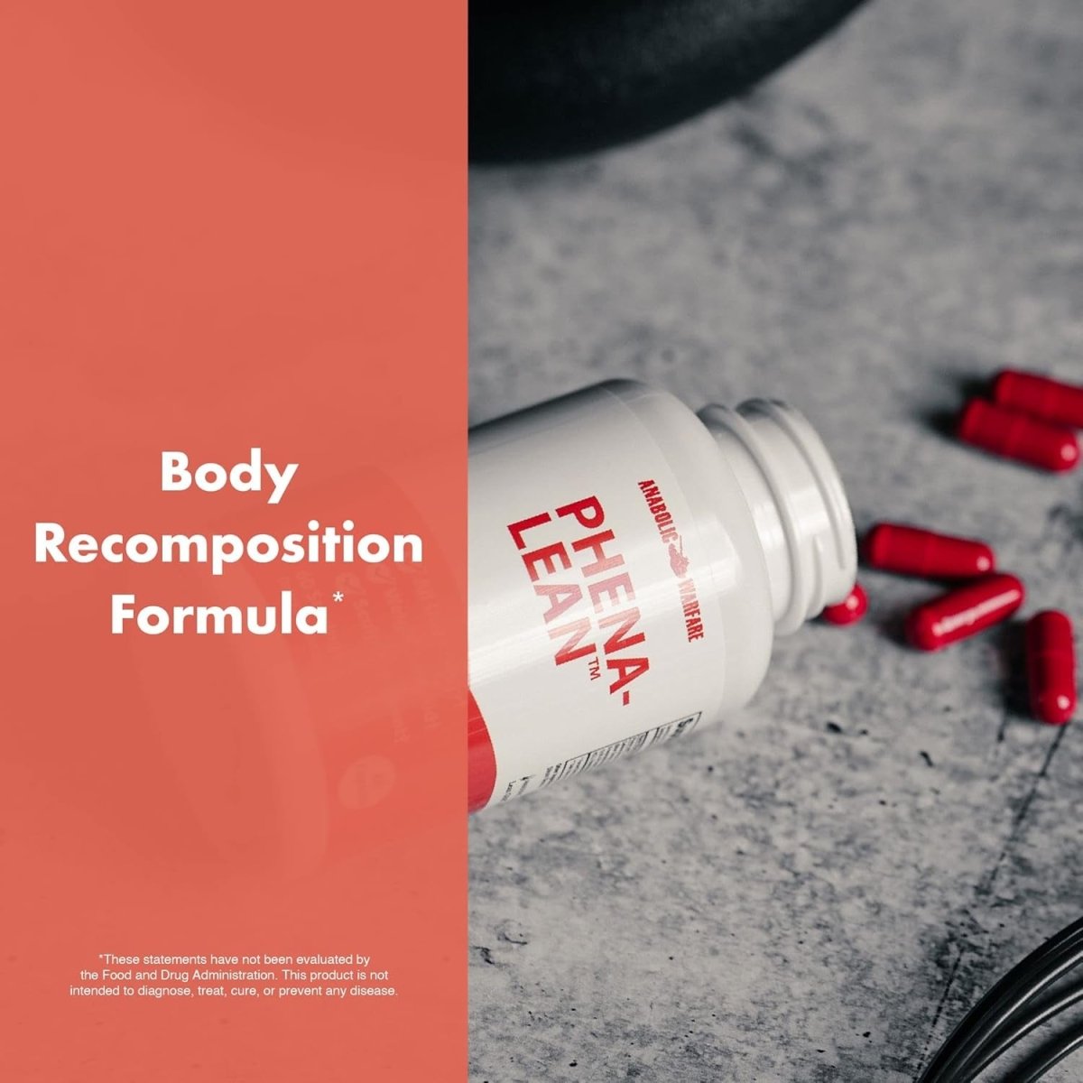 Anabolic Warfare Phena - Lean Premier Supplement from Thermogenic Body Composition Supplement 60 Capsules. - Suppviv