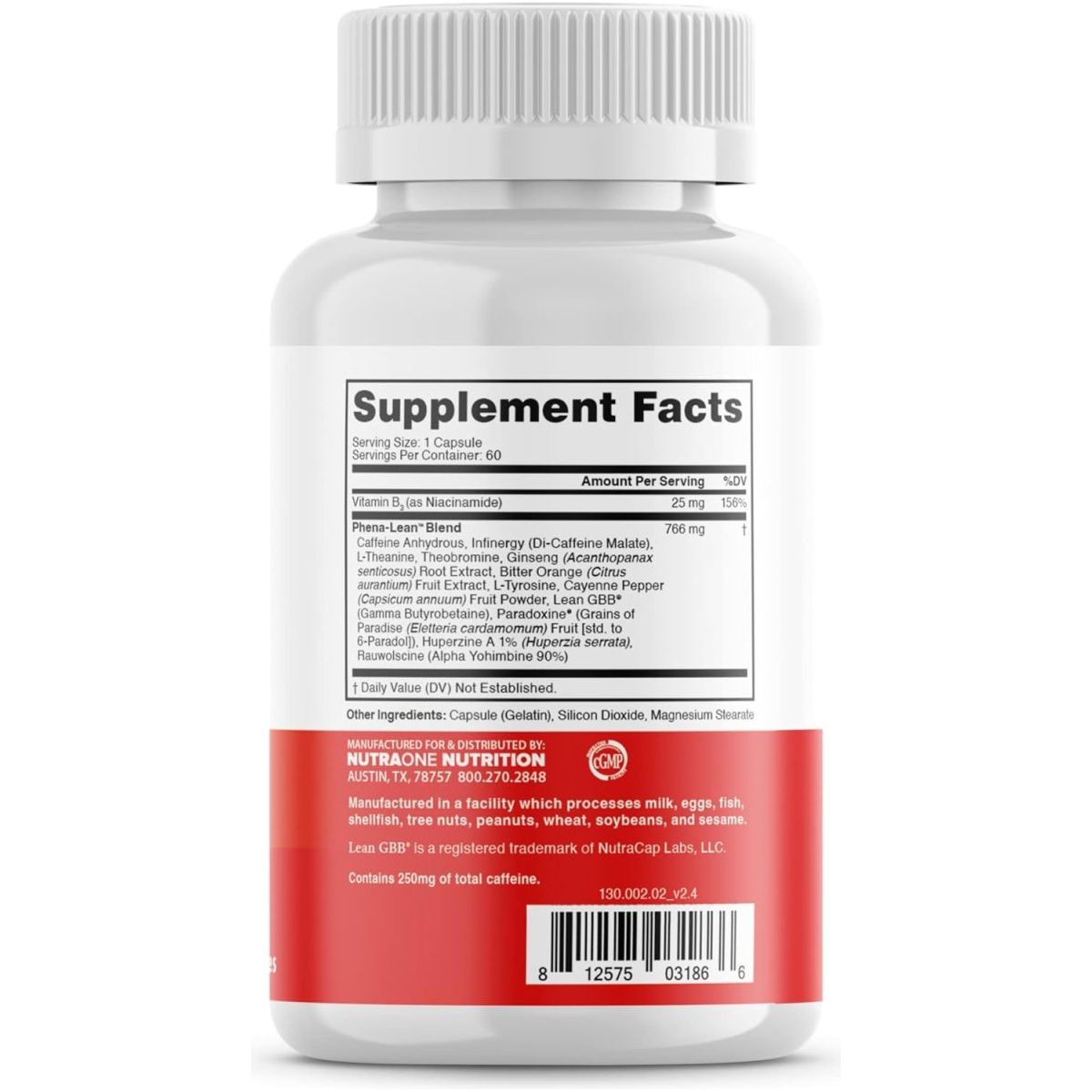 Anabolic Warfare Phena - Lean Premier Supplement from Thermogenic Body Composition Supplement 60 Capsules. - Suppviv