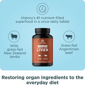Ancient Nutrition Organ Supplements, Supports Healthy Blood, Gut, and Liver, 30 Ct - Suppviv