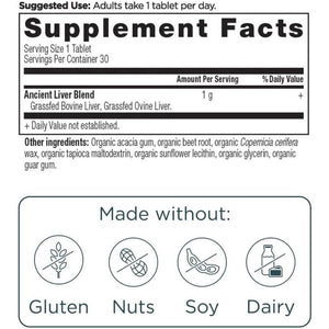 Ancient Nutrition Organ Supplements, Supports Healthy Blood, Gut, and Liver, 30 Ct - Suppviv