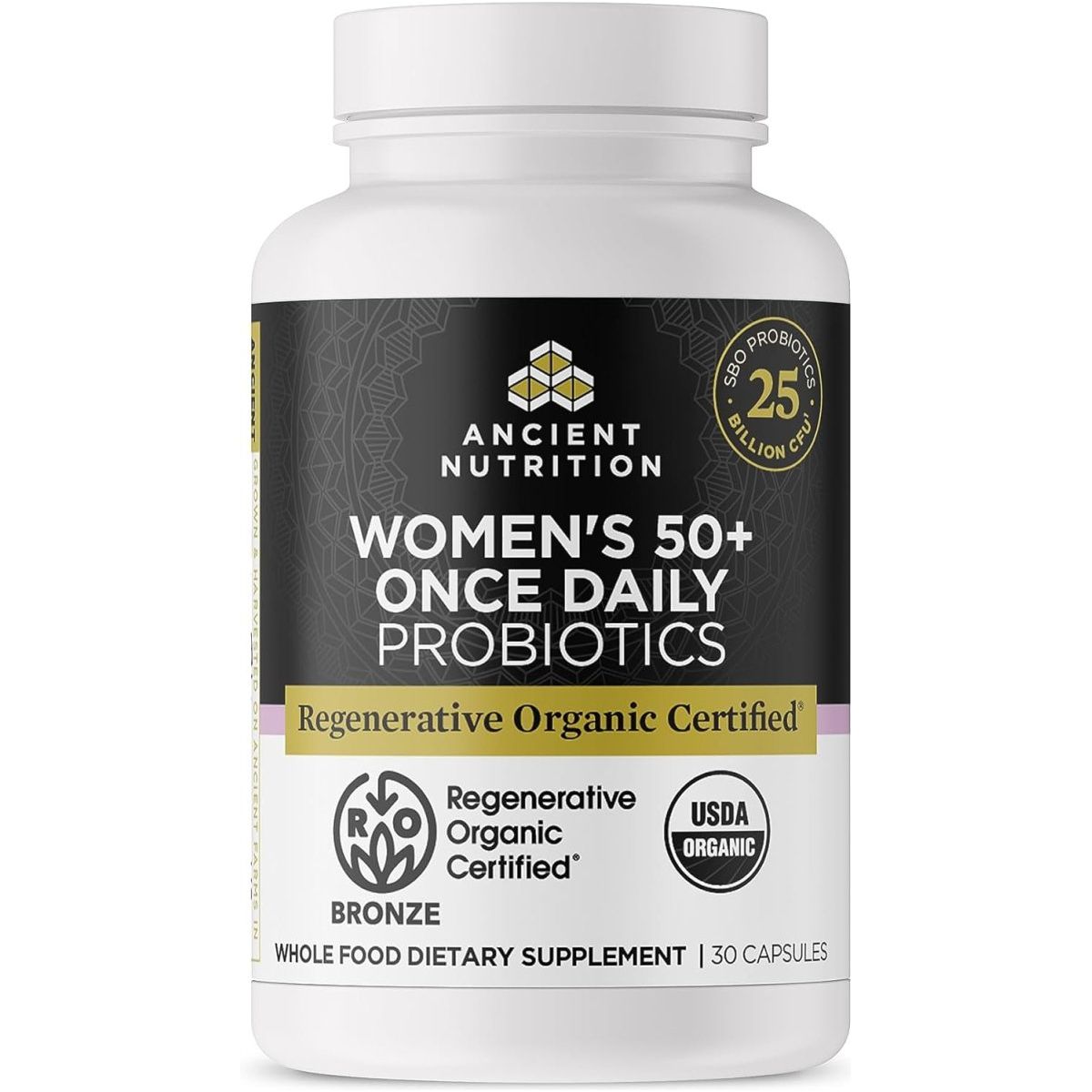 Ancient Nutrition Regenerative Organic Certified Probiotics for Women (30 Count) - Suppviv