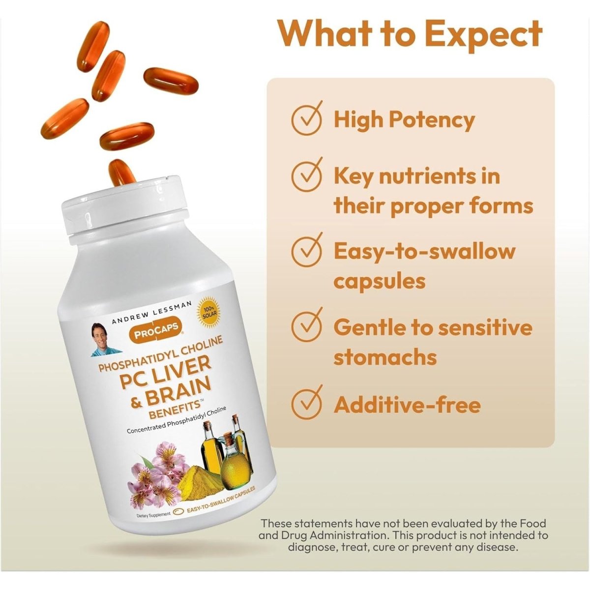 Andrew Lessman PC Liver & Brain Benefits 60 Softgels - Suppviv