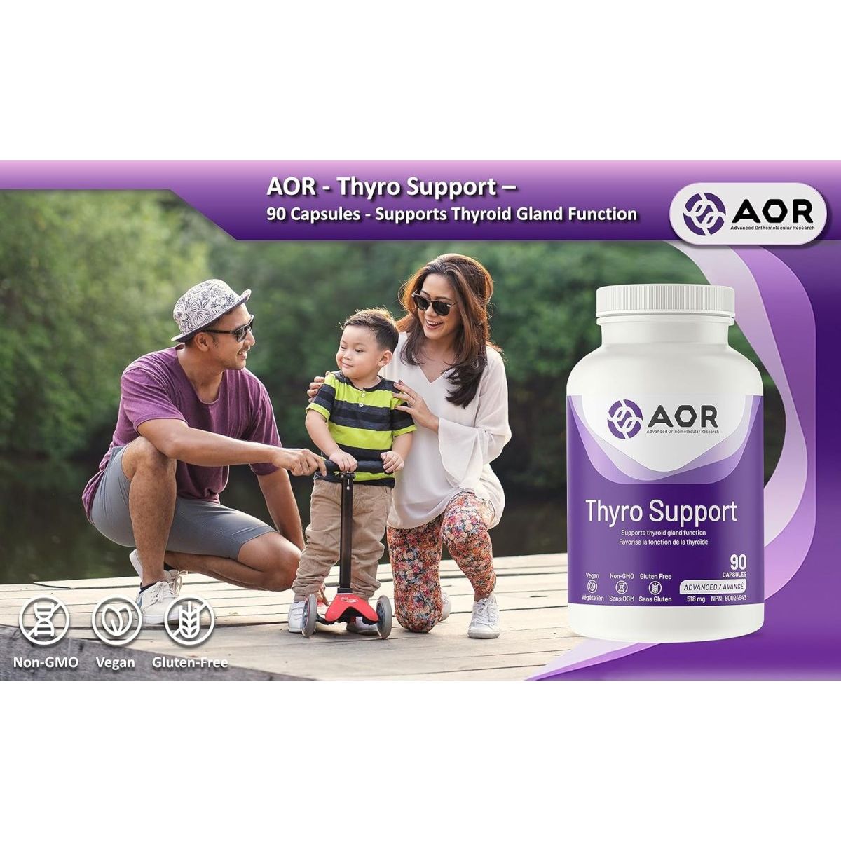 AOR Thyro Support, 90 CT - Suppviv
