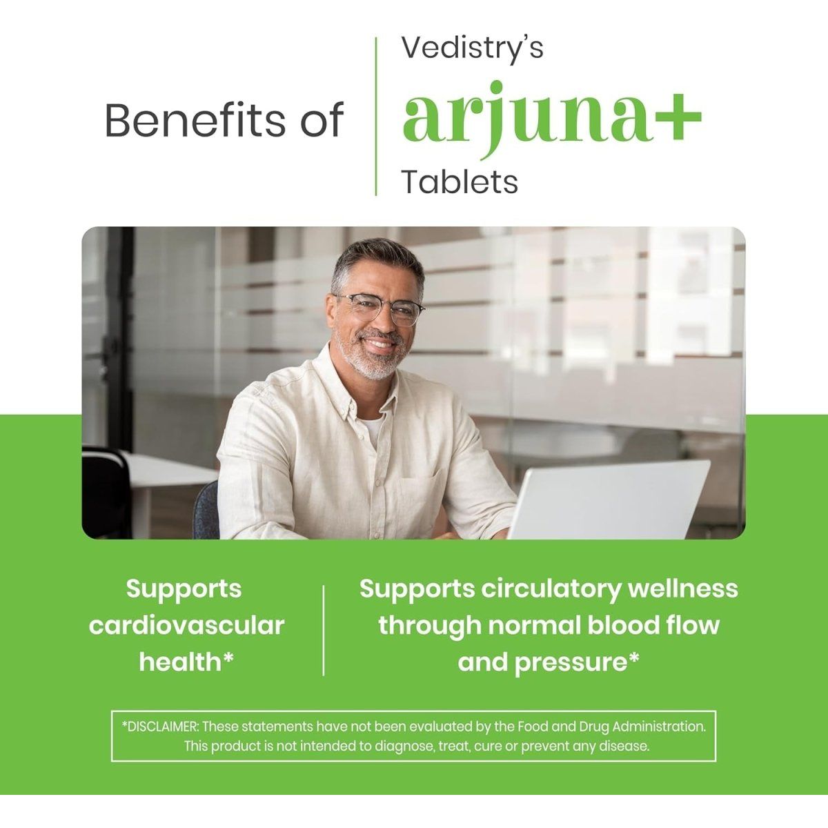 Arjuna+ Tablets 1100 Mg with Arjuna & Long Pepper Extract 60 Tablets - Suppviv