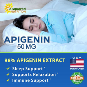 Asquared Nutrition Apigenin 50Mg Gummies - 1 PACK - Suppviv