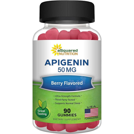 Asquared Nutrition Apigenin 50Mg Gummies - 1 PACK - Suppviv