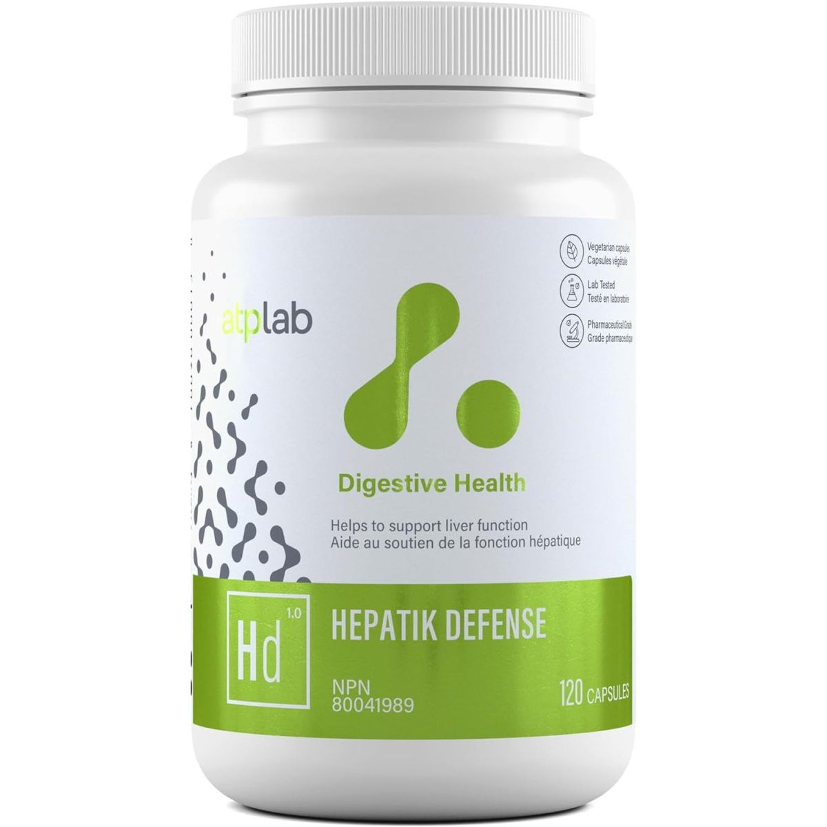 ATP LAB | Hepatik Defense Liver Function & Detoxification Formula 120ct - Suppviv
