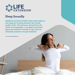 Life Extension Melatonin 1 Mg - for Restful Night & Hormone Balance - 60 Capsules